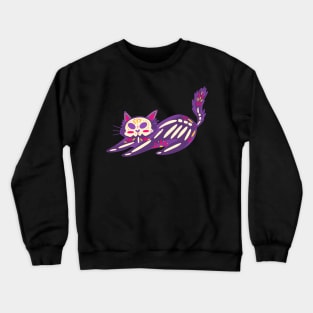 Muerte Cat Stretch Crewneck Sweatshirt